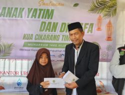 Sentuh Hati Masyarakat, KUA Cikarang Timur Berbagi Kebahagiaan Muharram Bersama Yatim dan Duafa