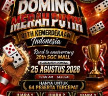 Sambut Anniversary SGC Mall dan HUT RI Ke-81 , ORADO Kab. Bekasi Gelar Kompetisi Domino